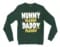 Mummy Paavam, Daddy Also Paavam Men/Unisex Long Sleeve Sweatshirt in Forest Green Color